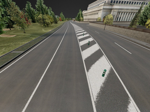  城市赛道练习巴士 - 汽车（VR-VX）3d模型 