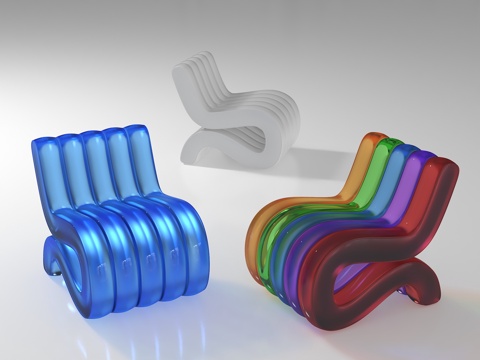  现代椅子3d模型 