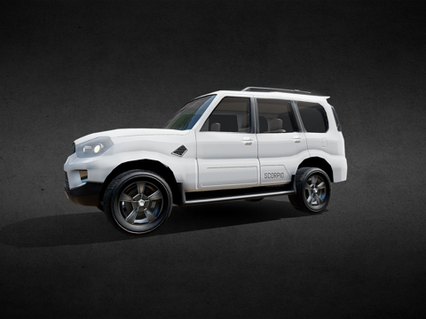  马恒达 Scorpio3d模型 