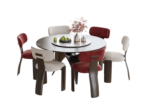  现代餐桌椅 餐椅3d模型 