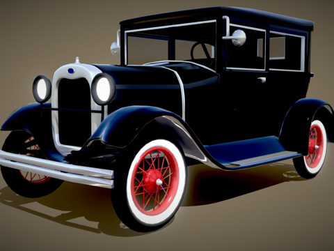  福特A型车可下载3d模型 
