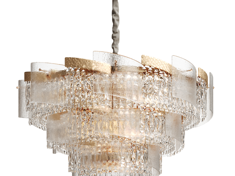  现代简约吊灯 吊灯 简约吊灯 餐厅吊灯 玻璃吊灯 轻奢吊灯3d模型 