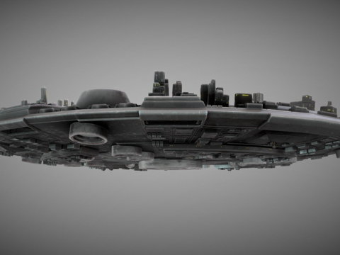 UFO母舰-一号3d模型 