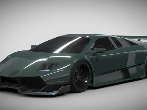  兰博基尼 Murcielago 改装3d模型 