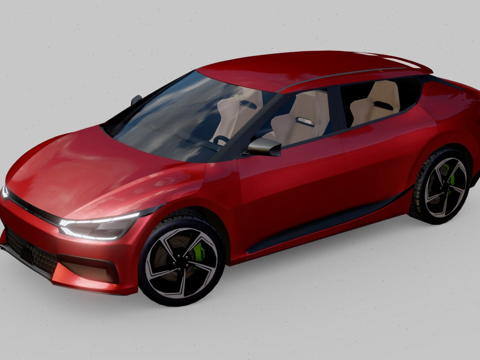  起亚EV6 GT-25美元3d模型 