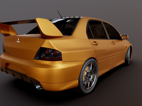  三菱蓝瑟翼豪陆神IX3d模型 