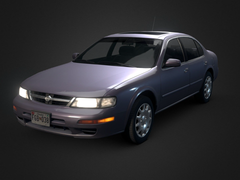  -1999日产千里马3d模型 