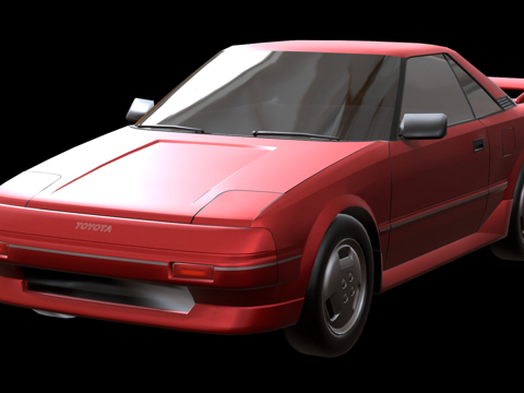  丰田MR2 AW113d模型 