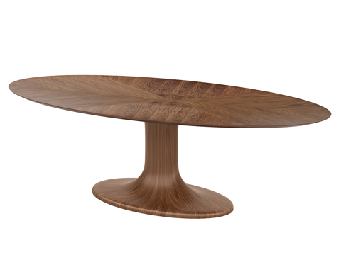  北欧简约餐桌 餐桌 简约餐桌 木质餐桌 方形餐桌3d模型 