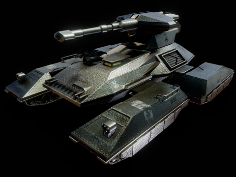  光环-联合国太空司令部蝎式坦克3d模型 