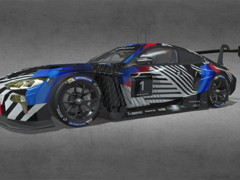  宝马M4 GT33d模型 