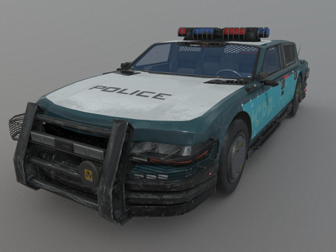 NCPD维尔福特警车3d模型 