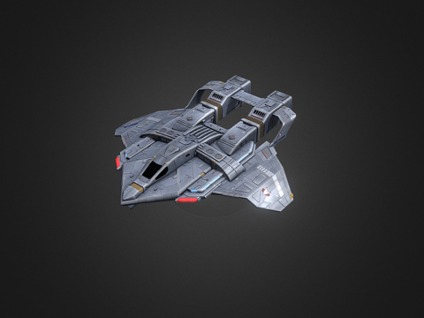  联邦攻击战斗机3d模型 