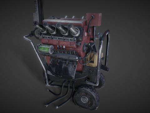  黎明杀机-发电机3d模型 