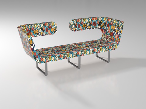  现代沙发3d模型 