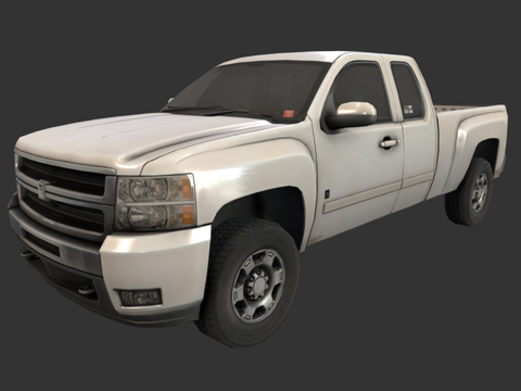  年代大型皮卡3d模型 