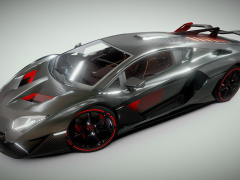  兰博基尼SC18阿尔斯顿20193d模型 
