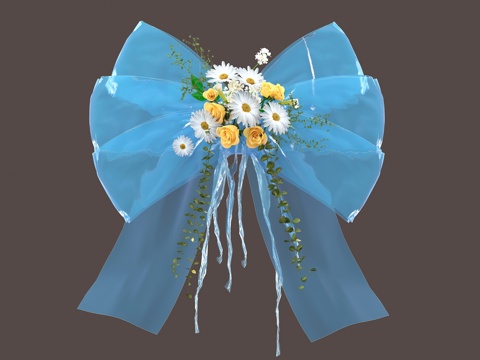  美陈 蝴蝶结美陈免费3d模型 