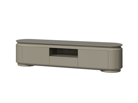  北欧简约电视柜 电视柜 矮柜 装饰柜3d模型 