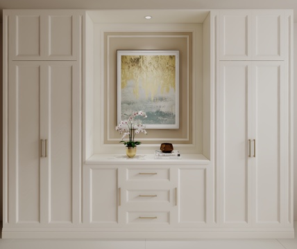  现代玄关柜鞋柜3d模型 