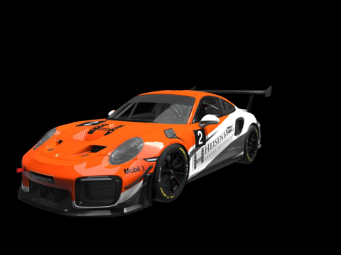  年保时捷911 GT2 RS俱乐部运动版（991.2）3d模型 