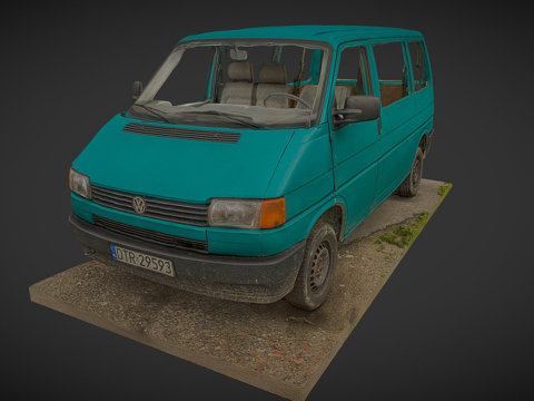  大众运输车3d模型 