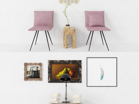  桌椅 座椅 摆件 装饰品 陈设品 休闲椅 沙发 沙发椅3d模型 