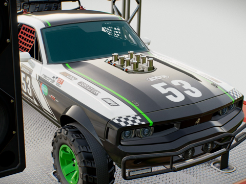  伊库斯巴斯770空投！3d模型 