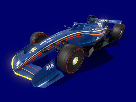  F1 2026发布赛车3d模型 