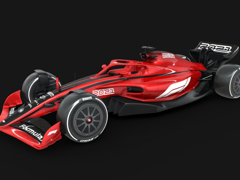  F1 2021赛车原型3d模型 