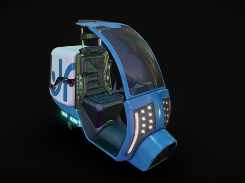  悬浮快递MP-13d模型 