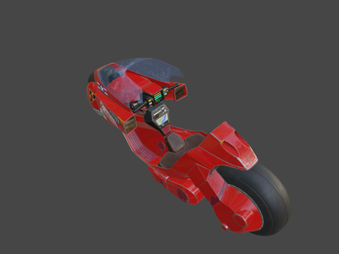  金田的摩托车阿基拉3d模型 