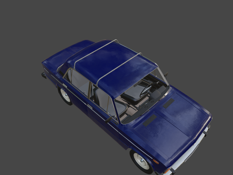  苏联汽车VAZ 2106(=日古利= VAZ 2106)3d模型 