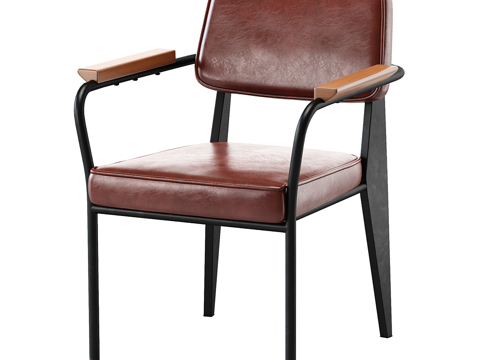  现代简约椅子 单人椅子  休闲椅子 凳子 餐厅椅子3d模型 