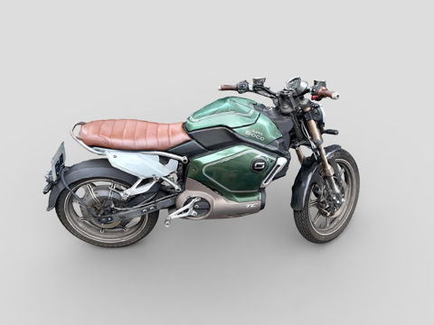  速珂电动摩托车3d模型 