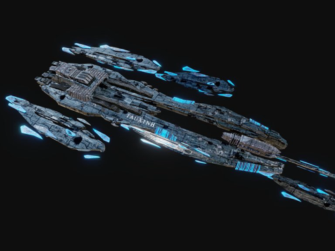  陶欣无畏舰3d模型 