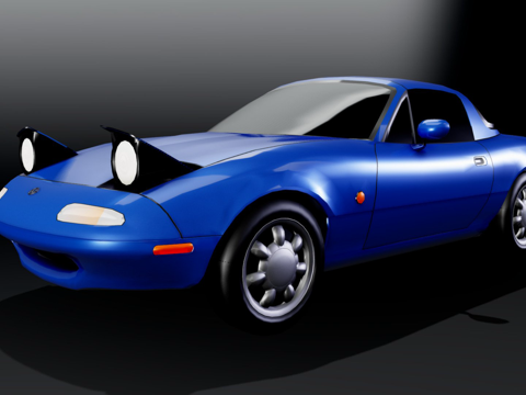  马自达Miata MX-5 NA3d模型 