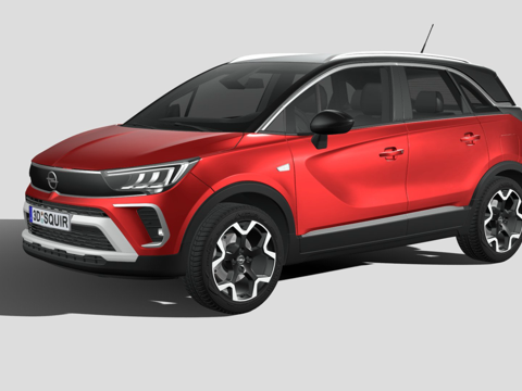  欧宝Crossland 20213d模型 
