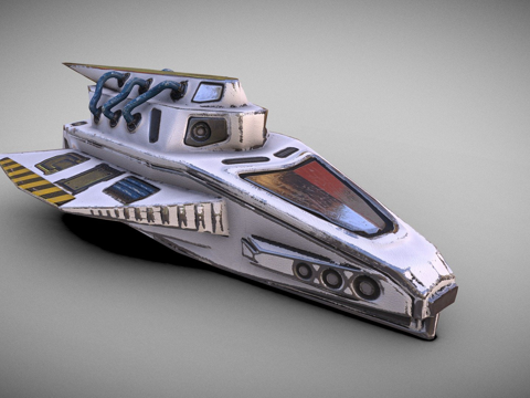  宇宙飞船3d模型 