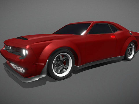  道奇挑战者恶魔（模型）3d模型 