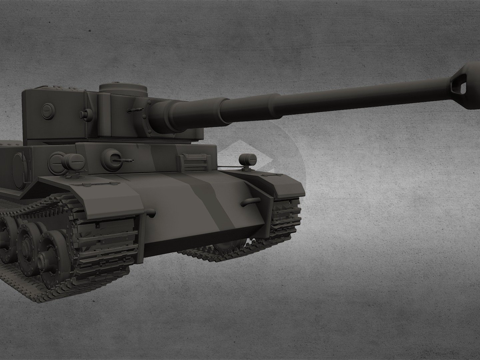  保时捷虎式-VK 4501（P）3d模型 