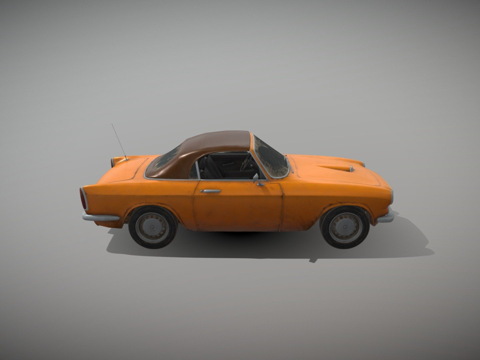  绝地求生轿跑RB3d模型 