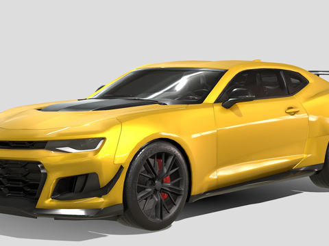  雪佛兰科迈罗ZL1 1LE 20213d模型 