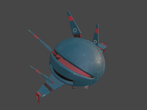  奥拉的太空船3d模型 