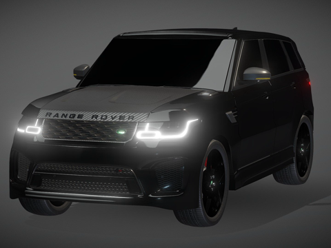  路虎揽胜运动版 20183d模型 