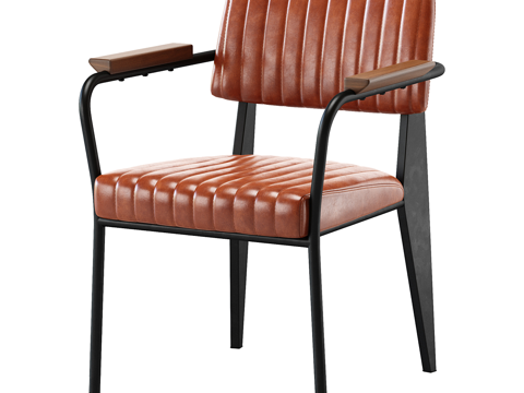  现代简约椅子 单人椅子  休闲椅子 凳子 餐厅椅子3d模型 