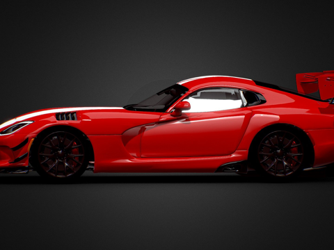 道奇 Viper SRT3d模型 