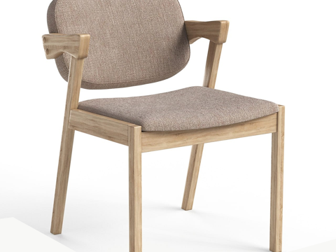  北欧简约单人椅子 椅子 简约椅子 休闲椅子 凳子 餐厅椅子3d模型 