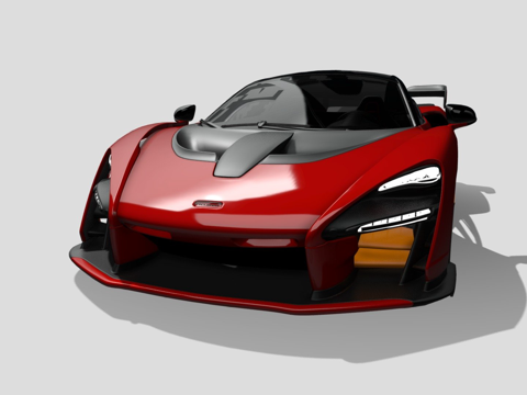  迈凯伦塞纳3d模型 