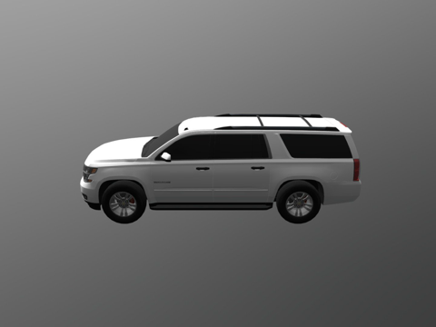  雪佛兰萨博班20153d模型 